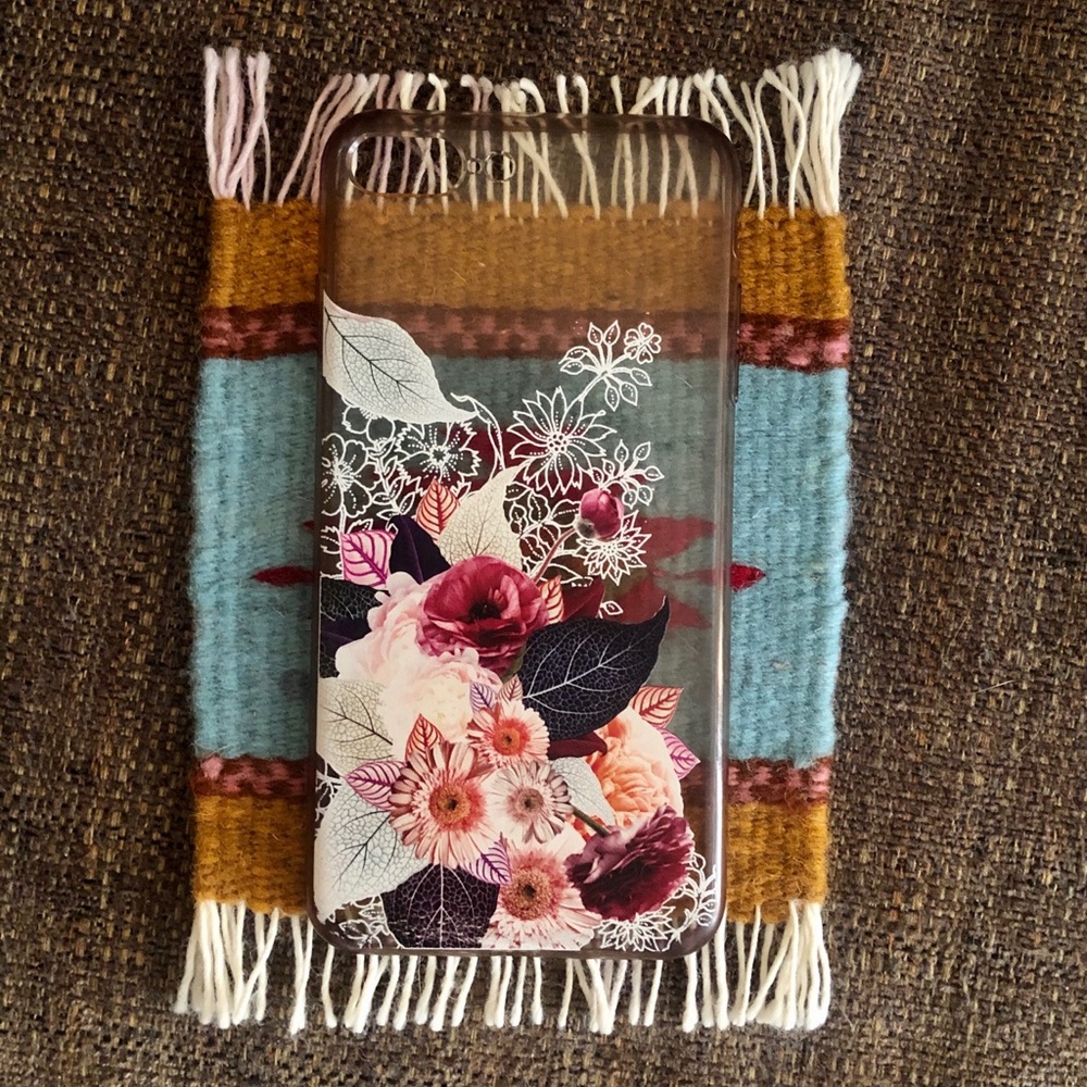 ⭐️SOLD⭐️Clear Floral iPhone 8 Plus Case